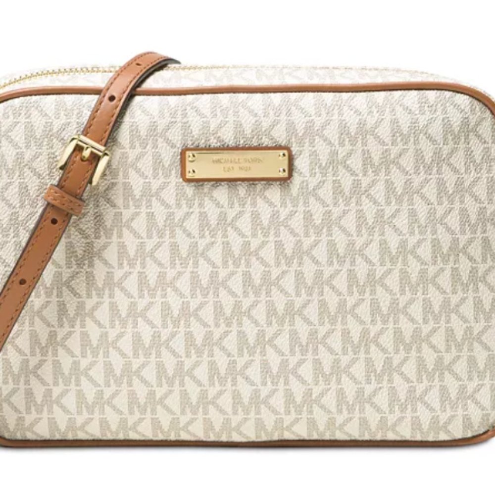 Michael Kors Jet Set Item Crossbody Vanilla - NEW